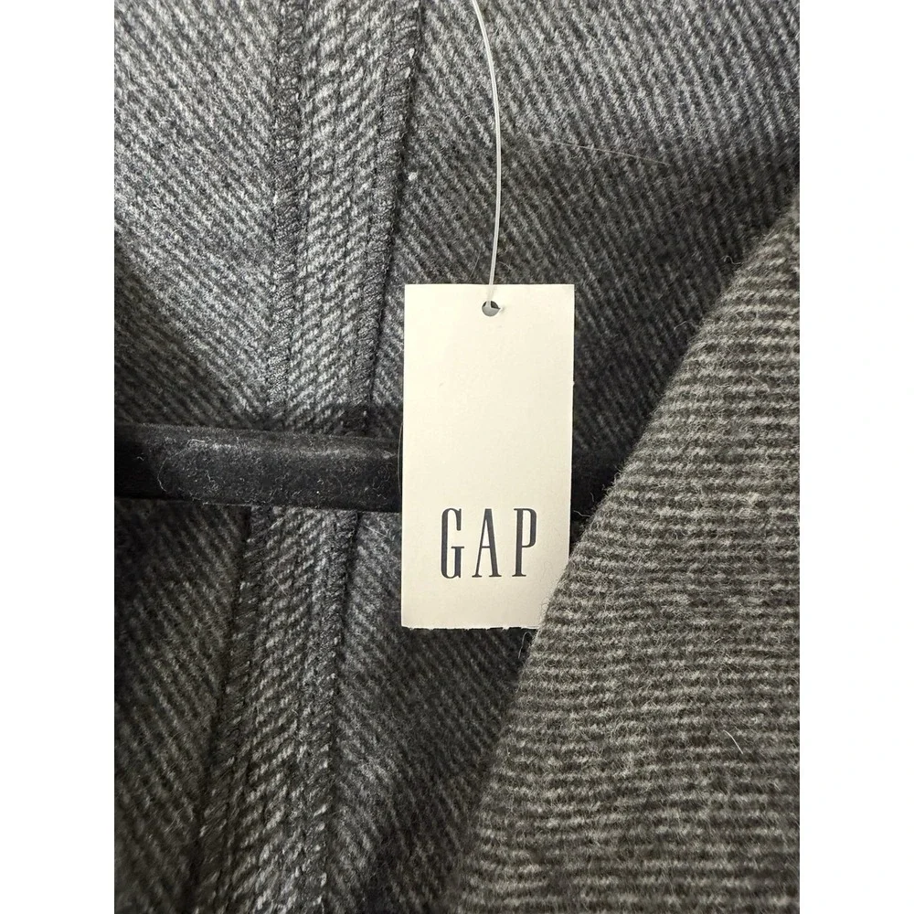 Gap Mens Wool Blend Blazer M Preppy Sweater Dressy Gray New
